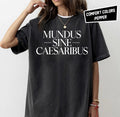 Mundus Sine Caesaribus Minimalist Style Shirt Latin Phrase Retro Tee Bluesky CEO T Shirt Jay Graber Shirt Feminist Shirt Graphic Tee – Bold Style · Top Pick For Any Outfit