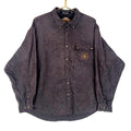 Vintage Harley Davidson Suede Shirt XL Gray Snap Button 90s Graphic Tee – Aesthetic Look · Top Pick For Any Outfit