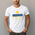 T Shirt Personnalis quotSuper Papy Papa Tonton Parrainquot cadeau personnalis ftes des pre cadeau parrain anniversaire papy tonton Graphic Tee – Everyday Comfort · Perfect For Daily Wear