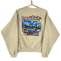 Vintage Harley Davidson Sweatshirt Crewneck Large Beige Y2K Daytona Florida Sweatshirt – Premium Graphic · High-Quality Print