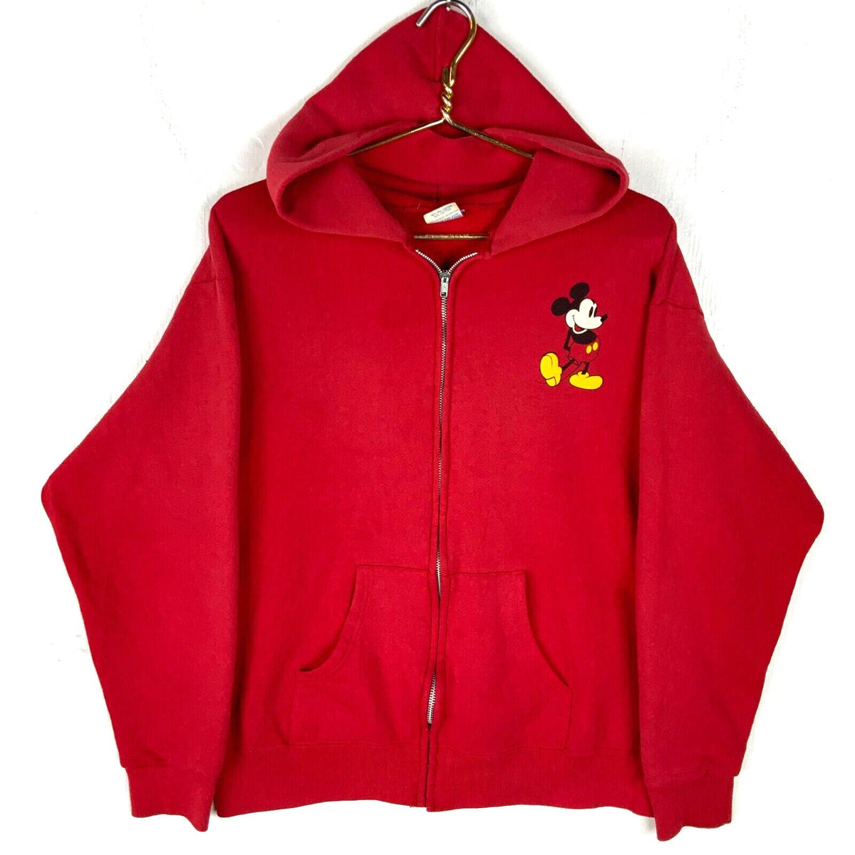 Vintage Mickey Mouse Disney Sweatshirt Hoodie Large Red Full Zip Cartoon Hoodie – Premium Graphic · Top Pick For Any Outfit