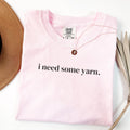 Funny Knitting or Crochet Lover TShirt for Mom Who Loves Yarn Funny Saying Yarn Lover Minimalist Tee Silly Mother39s Day Gift for Grandma Graphic Tee – Easygoing Wear · High-Quality Print