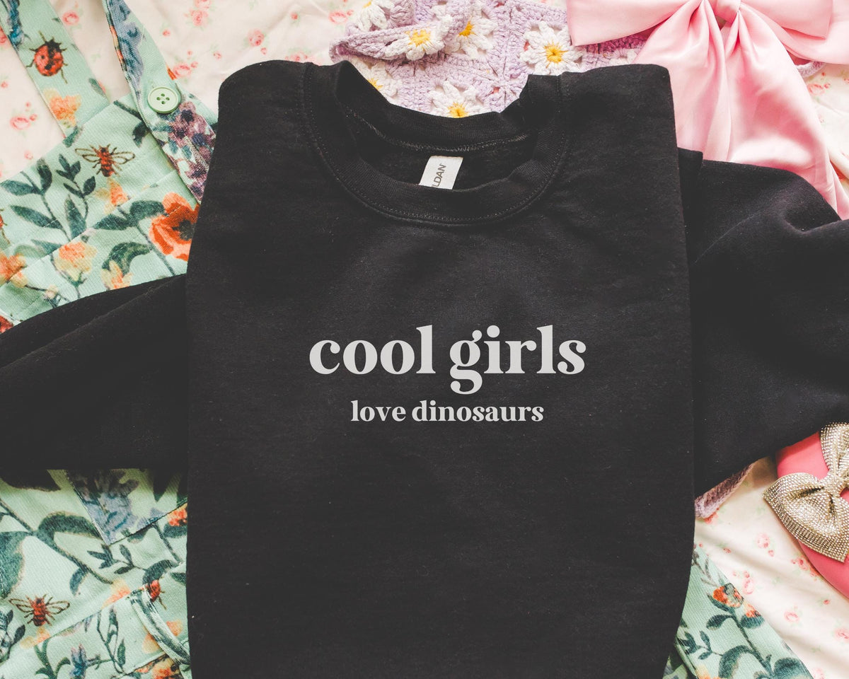 Dinosaur Lover Present for Daughter Who Loves Dinosaurs Funny Saying Science Teacher Sweatshirt Paleontology or Geology Major Crewneck Sweatshirt – Feel-Good Design · Perfect For Daily Wear