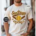 San Diego Baseball Comfort Colors Tshirt Unisex Tee GarmentDyed Shirt Sports Fan Apparel Baseball Gift Graphic Tee – Cozy Vibes · Perfect For Daily Wear