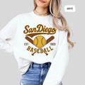 San Diego Baseball Sweatshirt Sports Team Gift Athletic Crewneck Baseball Fan Apparel Baseball Team Merch Baseball Mom Dad Gift Sweatshirt – Everyday Comfort · Perfect For Daily Wear
