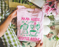 Mama Coffee Lover Tee Shirt for Mom Who Loves Coffee Funny Saying New Mama TShirt for Pregnant Friend Cute Mom Friend Birthday Present Graphic Tee – Everyday Comfort · Perfect For Daily Wear