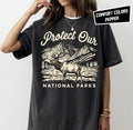 Retro Protect Our National Parks Shirt Parks Over Profit Granola Girl Shirt Nature Lover Gifts Camping Crew Tee For Her Graphic Tee – Warm & Stylish · High-Quality Print