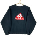 Vintage Adidas Sweatshirt Crewneck Small Black Made In Canada 90s Sweatshirt – Easygoing Wear · Perfect For Daily Wear