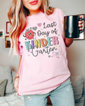 Last Day of Kindergarten TShirt for Kindergarten Teacher Teaching Assistant Cute Retro Aesthetic End of School Year Matching Teacher Shirt Graphic Tee – Soft Feel · Must-Have Style