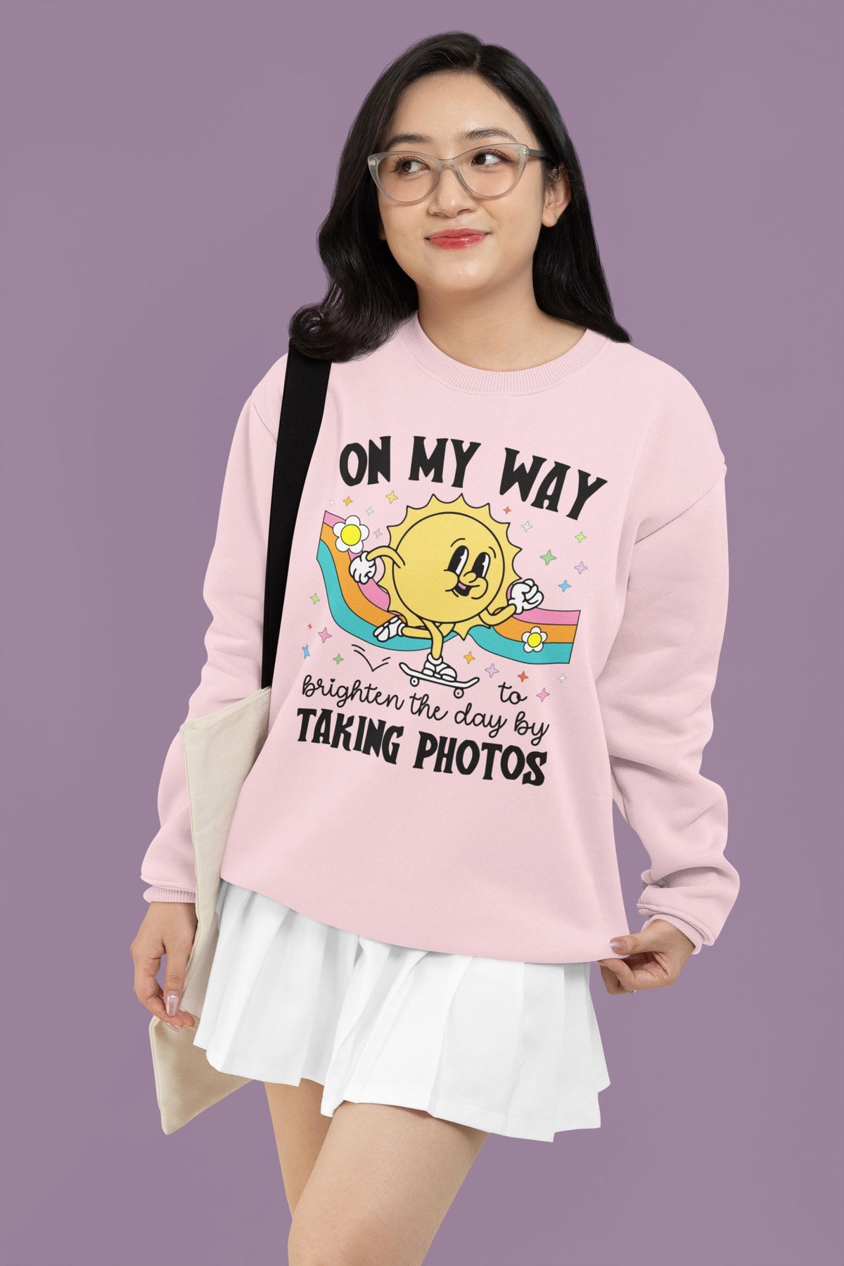 Cute Photographer Sweatshirt for Daughter Who Loves Photography Colorful Photography Major Graduation Gift Wedding or Family Photographer Sweatshirt – Aesthetic Look · High-Quality Print