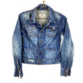Juicy Couture Women39s Denim Jean Trucker Jacket Size Small Blue Made Usa Y2K Graphic Tee – Warm & Stylish · Must-Have Style