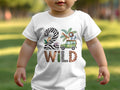Boys 2nd Birthday T Shirt White Safari Animal Themed Second Birthday Shirt 2 Wild Adventure Birthday Tee Graphic Tee – Easygoing Wear · Trending Graphic Apparel