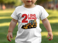 Boys 2nd Birthday T Shirt I Dig Being Two Tractor Shirt White TShirt Cute Toddler Birthday Shirt Graphic Tee – Feel-Good Design · Trending Graphic Apparel