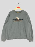 Vintage Y2K American Eagle Embroidery Big Image Sweatshirt XLarge Eagle Habitat Crewneck Pullover Jumper Sweater Size XL Sweatshirt – Warm & Stylish · High-Quality Print