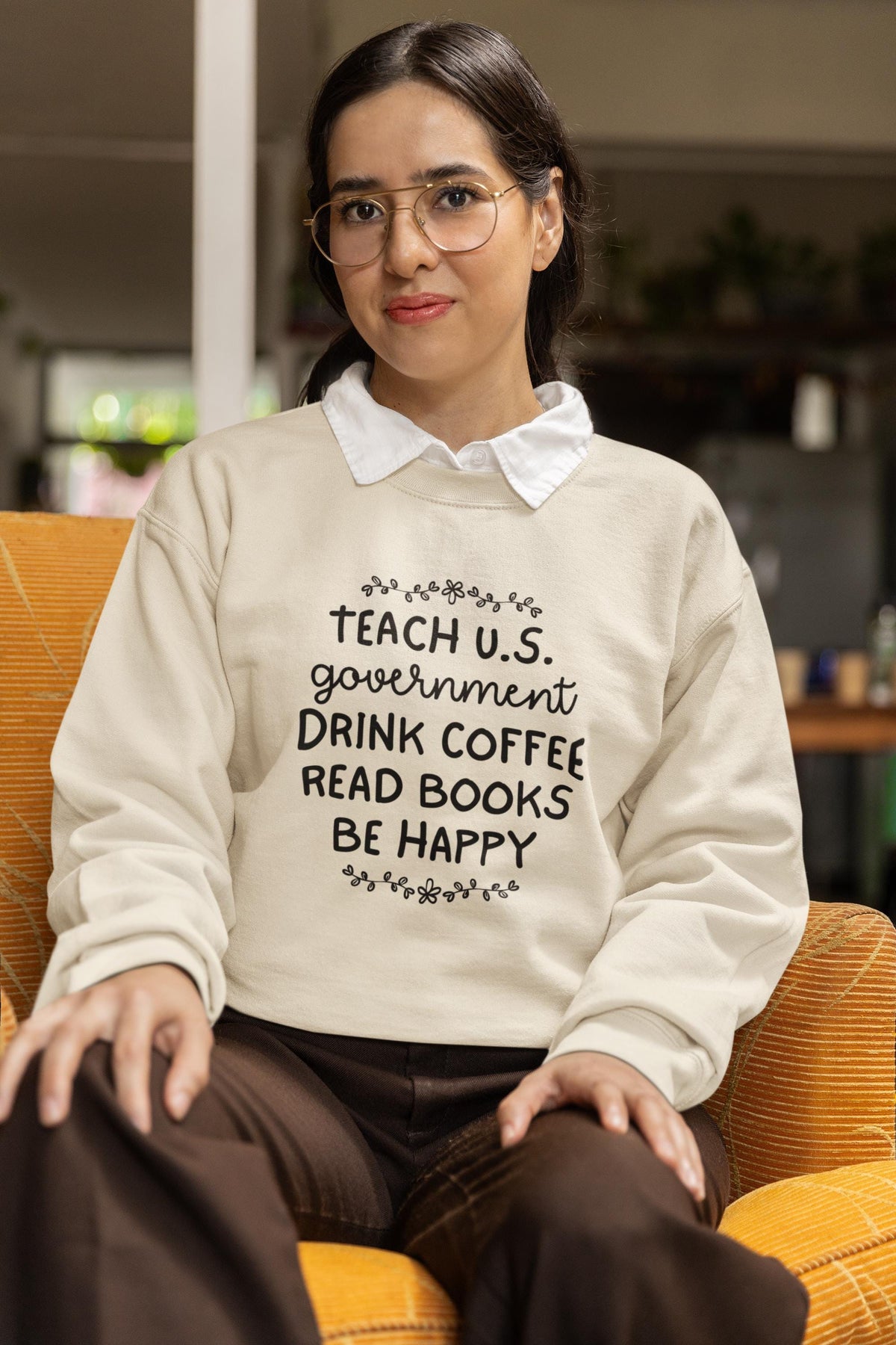 US Government High School Teacher or College Professor Sweatshirt Cute Teaching Assistant History Major Shirt Political Science Major Gift Sweatshirt – Everyday Comfort · Trending Graphic Apparel