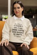 Elementary Art Teacher Sweatshirt with Flowers Teach Art Class and Drink Coffee Book Lover Shirt Cute Art Education Major Graduation Gift Sweatshirt – Everyday Comfort · Trending Graphic Apparel