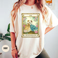Subtle Lesbian Pride Shirt And They Were Roommates Tarot Card Tshirt Sapphic Pride WLW Femme TshirtQueer Fashion Bisexual Gay Love Merch Graphic Tee – Easygoing Wear · High-Quality Print