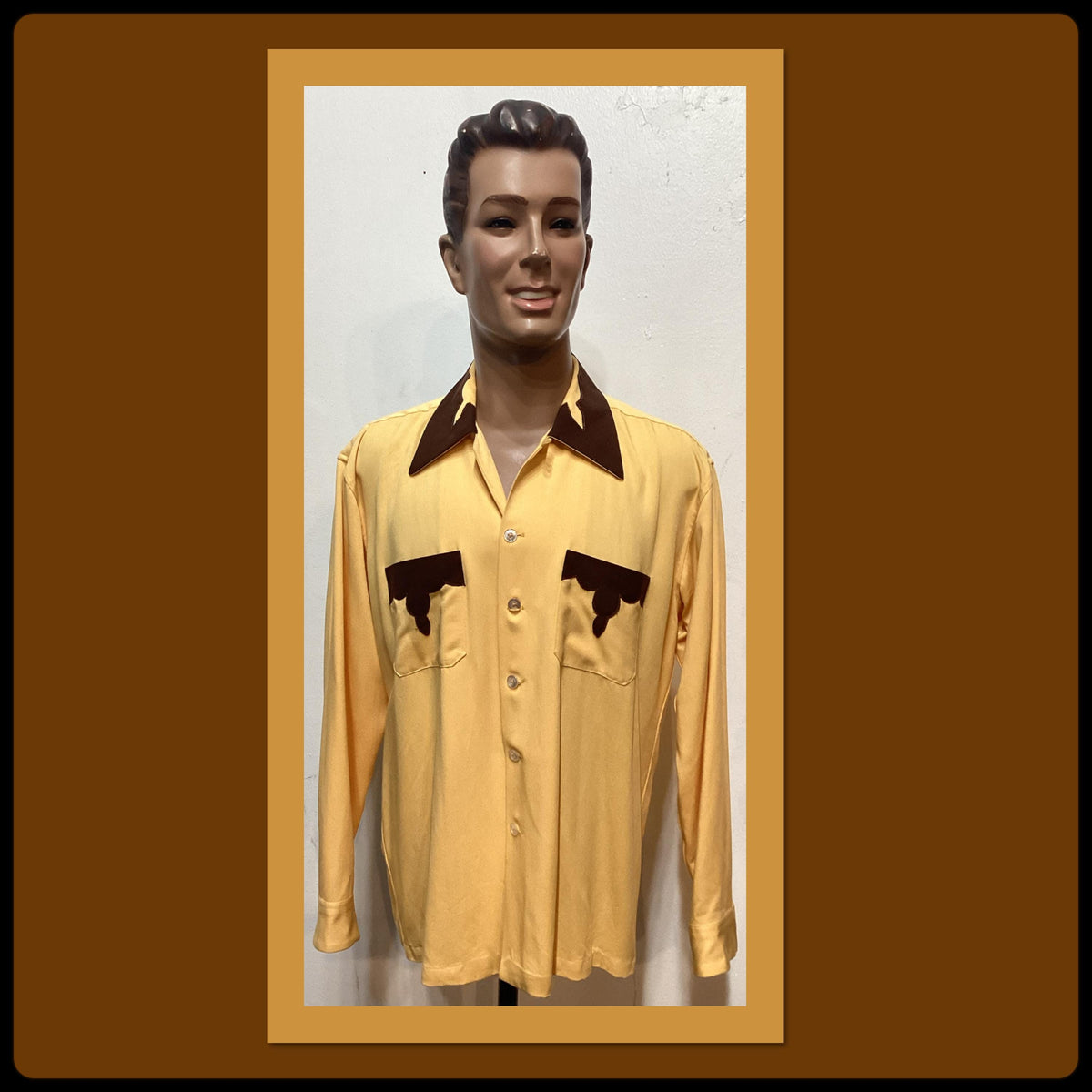Vintage 194039s5039s two tone hand finished western detail gabardine shirt by Hollywood Rogue Graphic Tee – Fan Favorite · Perfect For Daily Wear