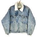 Vintage Levis Denim Jean Jacket Large Blue Snap Button Sherpa Lined Distressed Graphic Tee – Feel-Good Design · Great Gift For Fans