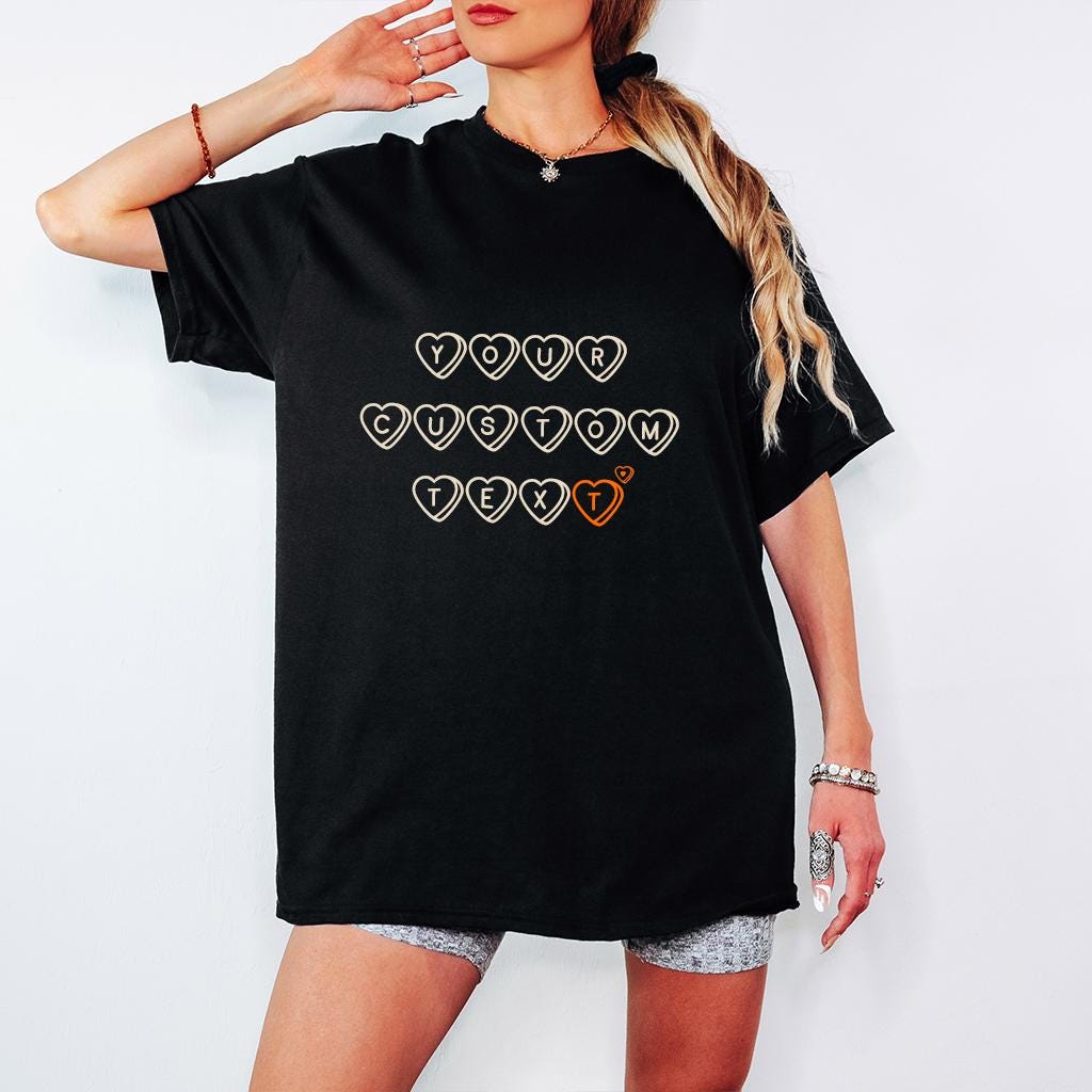 Customized Shirt Personalized Text on Shirt Custom Text Tee Personalized Shirt Add Your Own Text Custom Personalized T Shirt with Name Graphic Tee – Premium Graphic · Trending Graphic Apparel