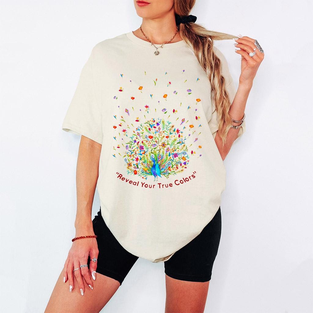 Unisex Peacock T Shirt Stylish Tee Fashionable Casual Peacock Lover tshirt Peacock Shirt Colorful Peacock Shirt Graphic Tee – Aesthetic Look · High-Quality Print
