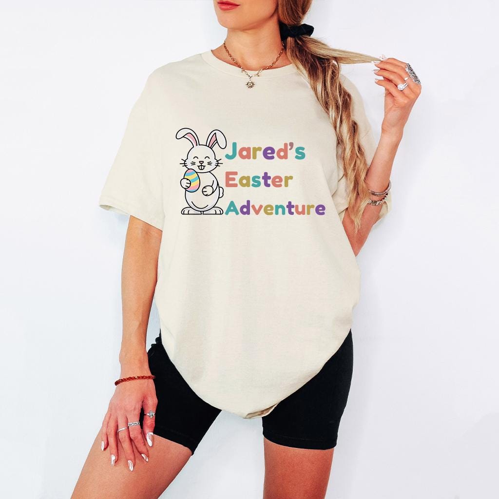 Personalized Happy Easter Shirt Cute Bunny T Shirt Easter Family Trip Shirt Custom Easter Shirt Bunny Lover Tee Teacher Easter T Shirt Graphic Tee – Cozy Vibes · Must-Have Style