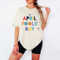 April Fools Day Shirt Unisex Retro April Fools39 Day Shirt Gift for Teacher Gift Ideas for April 1st Teacher Tee Retro T Shirt Graphic Tee – Soft Feel · Perfect For Daily Wear