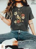 Christian Bird Shirt Matthew 626 T Shirt Bible Verse Tee Faith Based Floral Shirt Religious Nature Shirt Christian Gift Tee Graphic Tee – Everyday Comfort · High-Quality Print