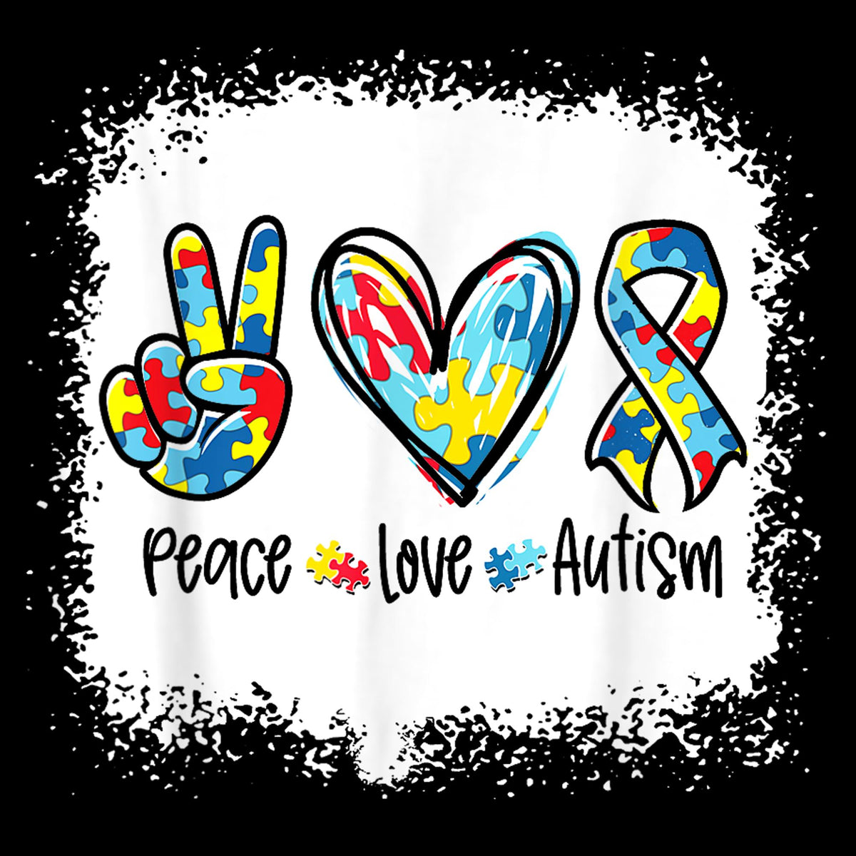 Autism Awareness PNGPeace Love AutismIn April We Wear Blue DesignAutism PNGPeace Love PngAutism BlueWear Blue PngAutism ArtPeace Graphic Tee – Everyday Comfort · Must-Have Style