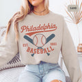 Philadelphia Baseball Sweatshirt Cozy Crewneck Casual Sports Apparel Phillies Fan Gift Fanwear Sweater Game Day Outfit Sweatshirt – Aesthetic Look · Perfect For Daily Wear