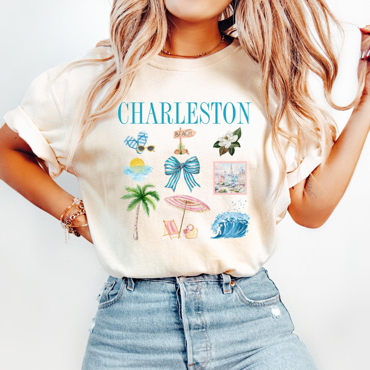 Charleston TShirt Charleston Tee Charleston South Carolina Tshirt Charleston Shirt Southern Shirt Graphic Tee – Soft Feel · Great Gift For Fans