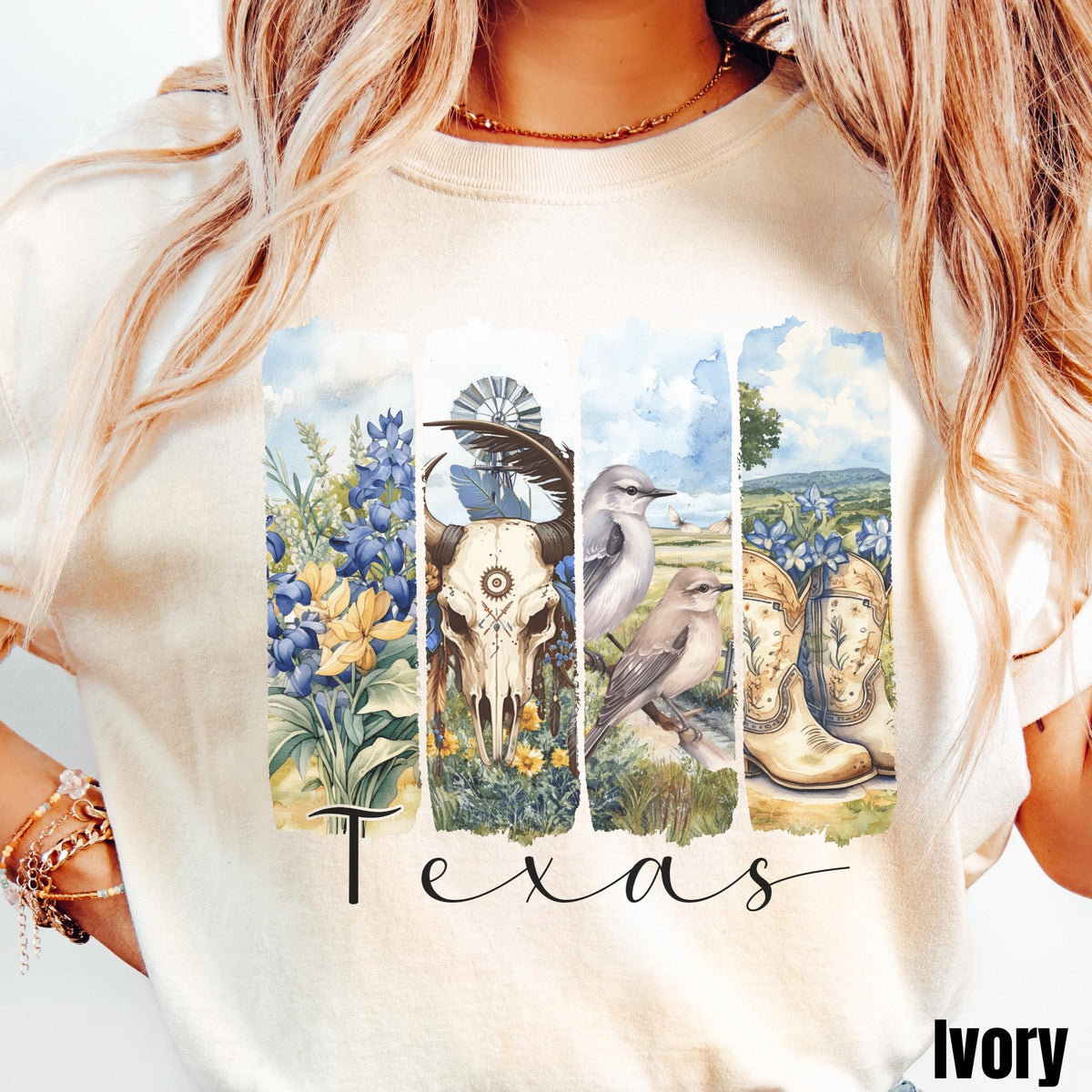 Texas Shirt Texas State Shirt Home State Shirt Brushstroke Texas Bluebonnet Shirt Vacation Souvenir Road Trip Shirt Graphic Tee – Soft Feel · Must-Have Style