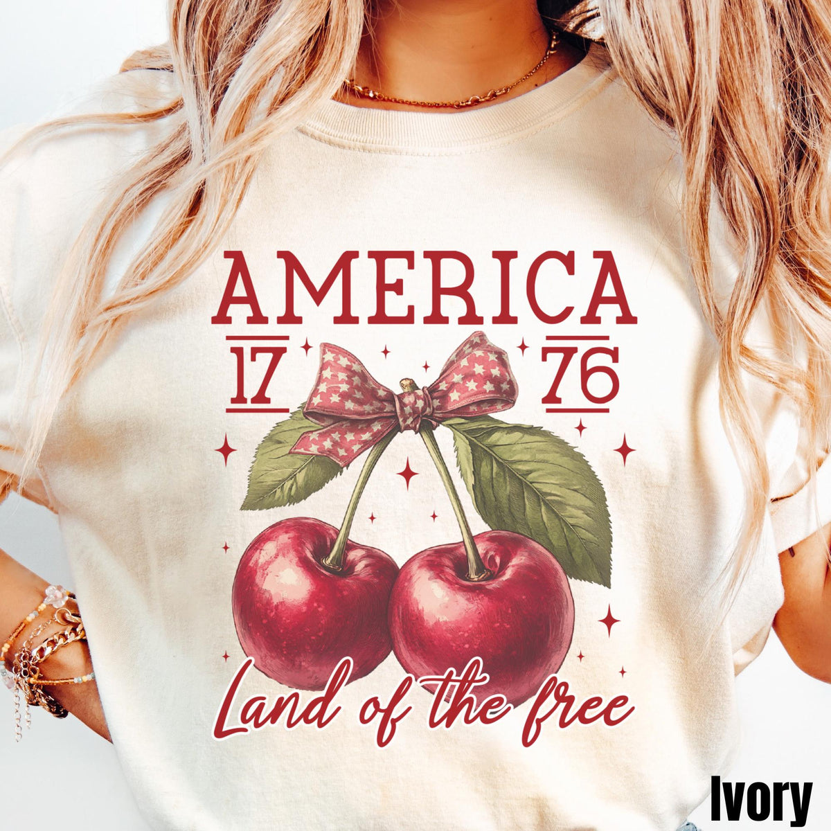Coquette America Cherries Shirt 4th Of July Shirt Patriotic Cherry Checkered Bow Shirt Trendy Girly Womens July 4th Shirt Graphic Tee – Warm & Stylish · Trending Graphic Apparel