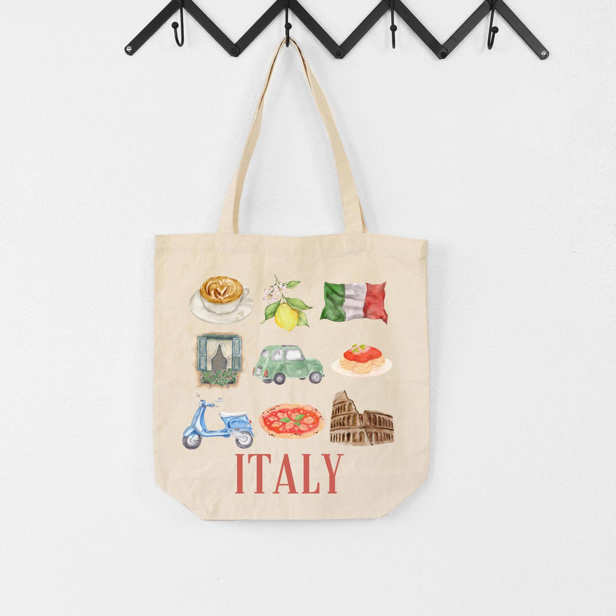 Italy Tote Bag Italy Bag Italian Bag Italy Vacation Bag Italian Gift Italy Lover Gift Italy Vacation Bag Tote Bag – Warm & Stylish · High-Quality Print