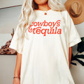 Cowboys and Tequila Cowgirl Shirt Rodeo TShirt Cowgirl Tee Country Concert Tshirt Western Graphic Tee For Women Graphic Tee – Feel-Good Design · Must-Have Style