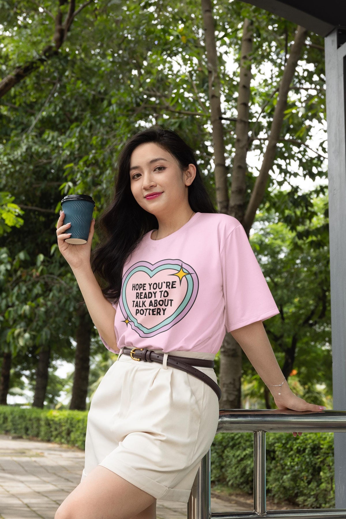 Pottery Lover Tee Shirt for Ceramic Artist or High School Art Teacher Teaching Pottery Humanities Major or Art History Professor TShirt Graphic Tee – Feel-Good Design · Perfect For Daily Wear