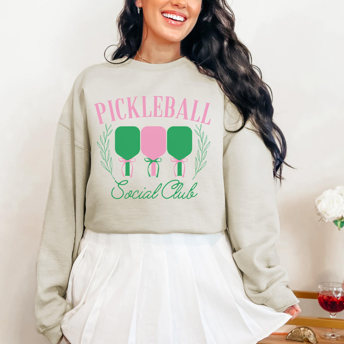 Pickleball Sweatshirt Pickleball Sweater Pickleballer Pickleball Gift for Pickleball Player Pickleball Social Club Sweatshirt – Warm & Stylish · High-Quality Print
