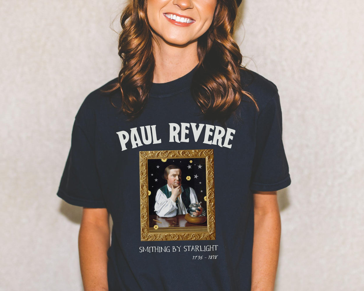 Paul Revere American History TShirt for History Buff or Social Studies Teacher Funny 18th Century Art History Tee Shirt Early US History Graphic Tee – Cozy Vibes · Trending Graphic Apparel