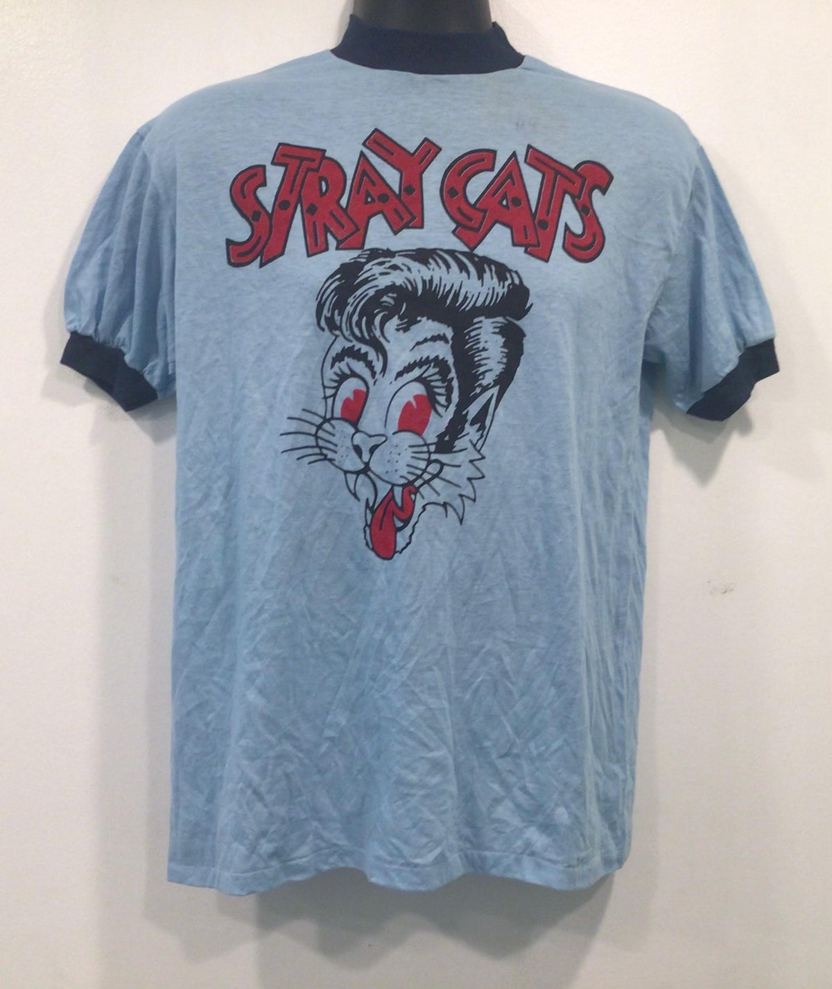 Vintage Printed Stray Cats tee size M j638 Graphic Tee – Cozy Vibes · Must-Have Style