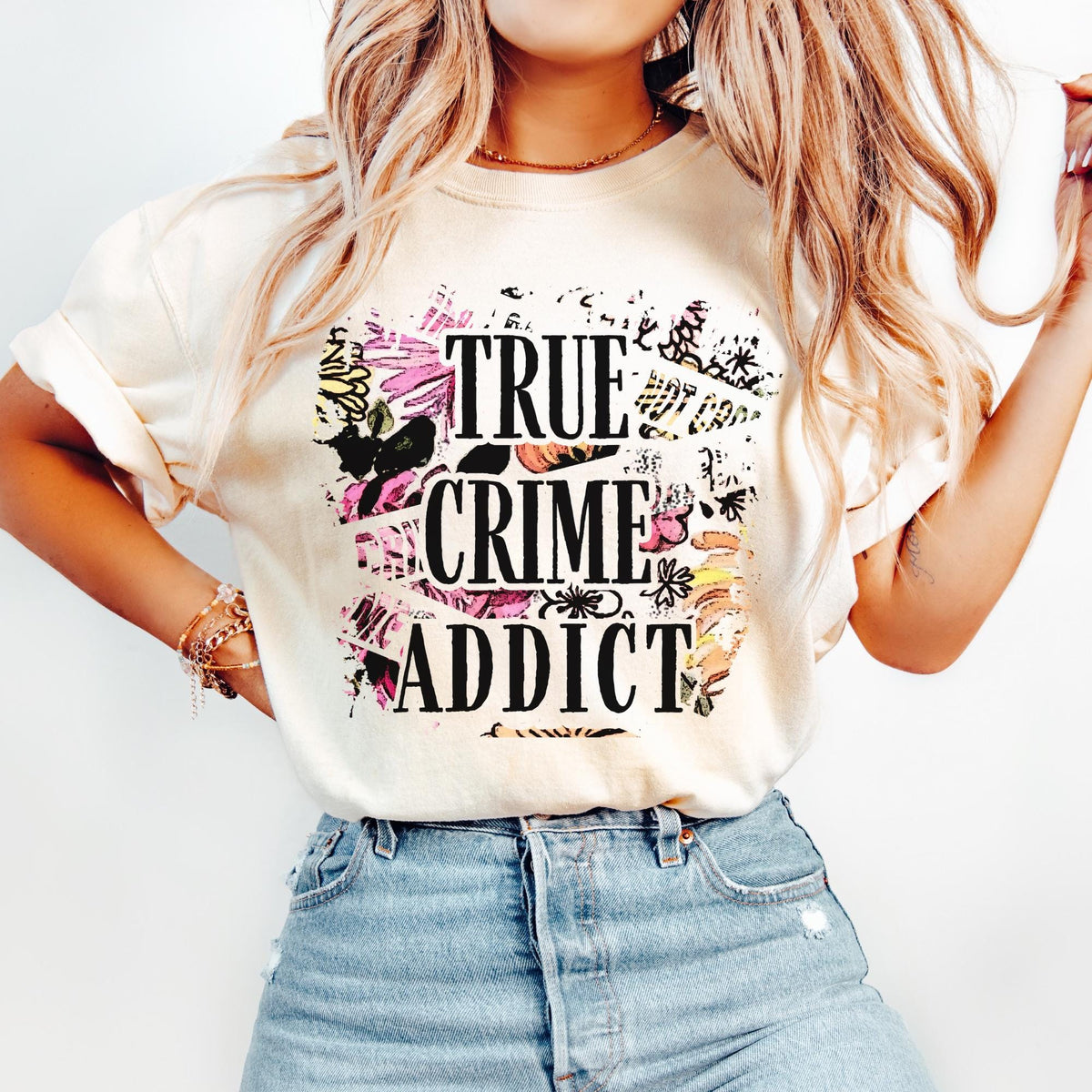 True Crime Addict True Crime Tshirt True Crime Lover True Crime Podcast True Crime Shirt Gift for True Crime Graphic Tee – Easygoing Wear · Perfect For Daily Wear