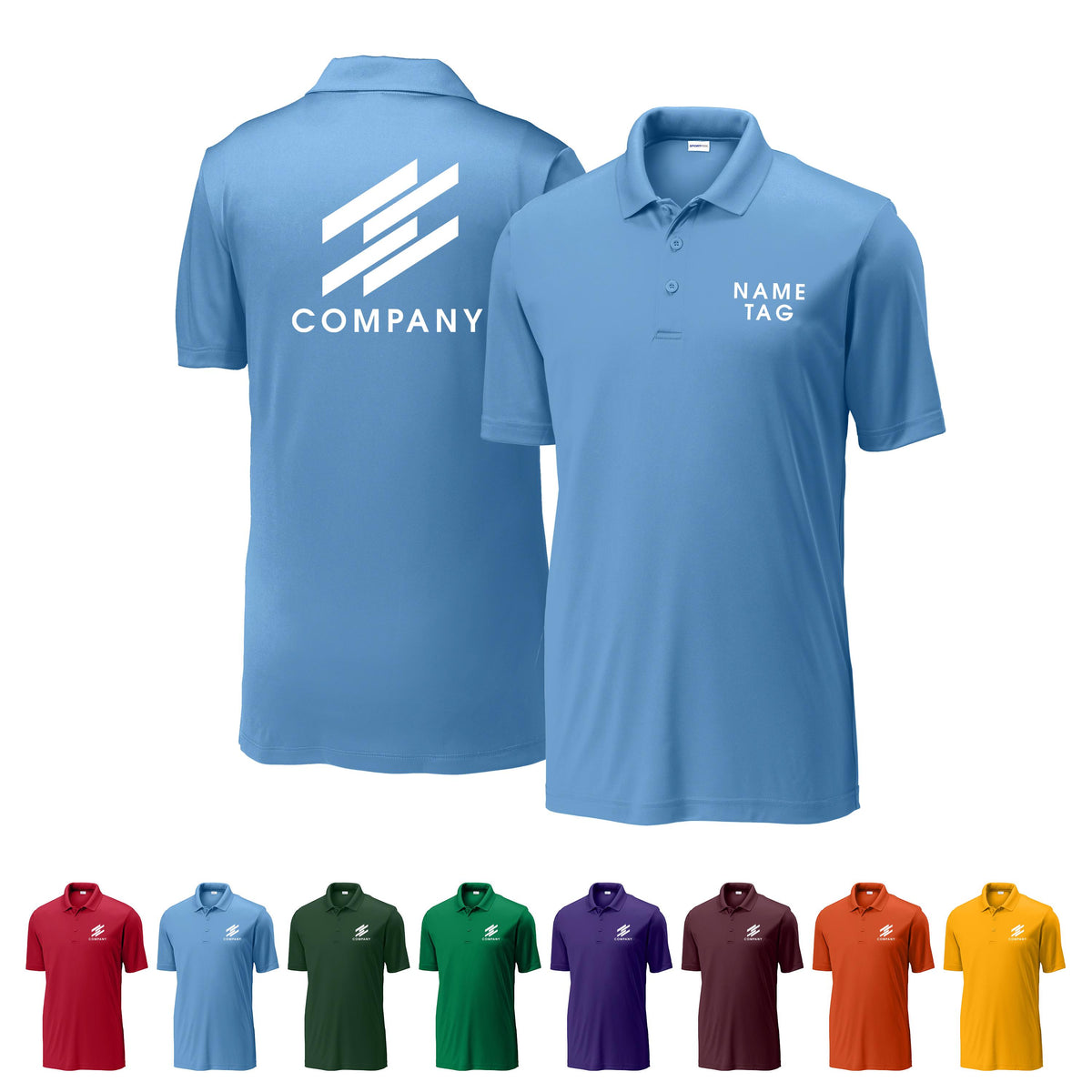 Custom Moisture Wicking Polo Shirt Personalized Performance Polo Quick Dry Golf Shirt Breathable Sports Polo Custom Work Shirt Graphic Tee – Aesthetic Look · Perfect For Daily Wear
