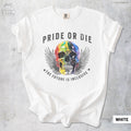 LGBTQ Ally Skeleton Gay Pride Shirt The Future is Inclusive Rainbow Pride Tee Trans Rights Gift Feminist Lesbian Social Justice TShirt Graphic Tee – Cozy Vibes · High-Quality Print