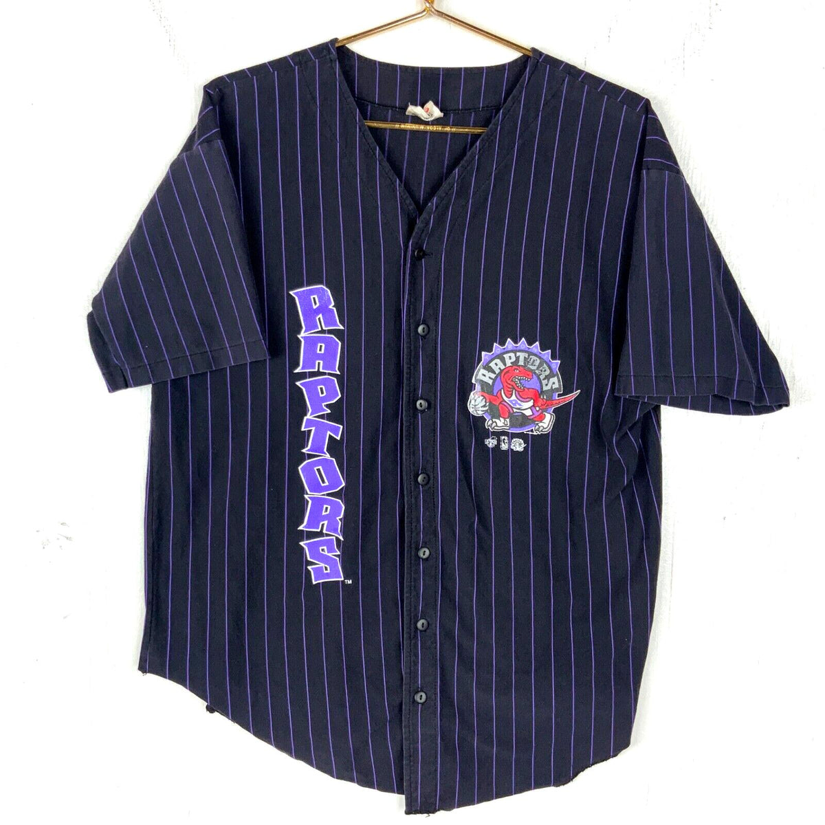 Vintage Toronto Raptors Baseball Jersey Shirt XL Pinstripe 1994 Made Canada Nba Jersey – Easygoing Wear · Must-Have Style