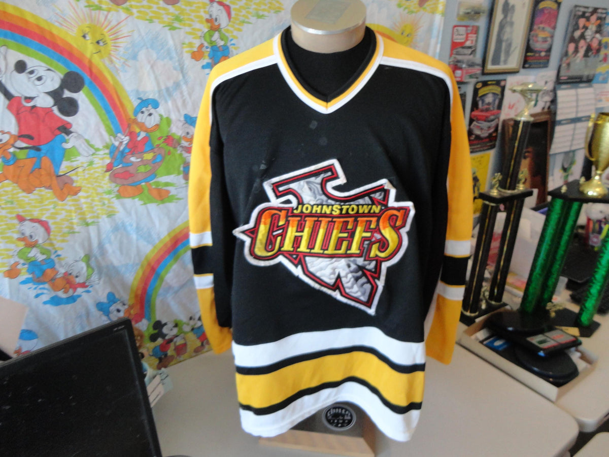 Vintage Johnstown Chiefs Hockey Jersey Adult XXL White ECHL Minor League Jersey – Warm & Stylish · Great Gift For Fans