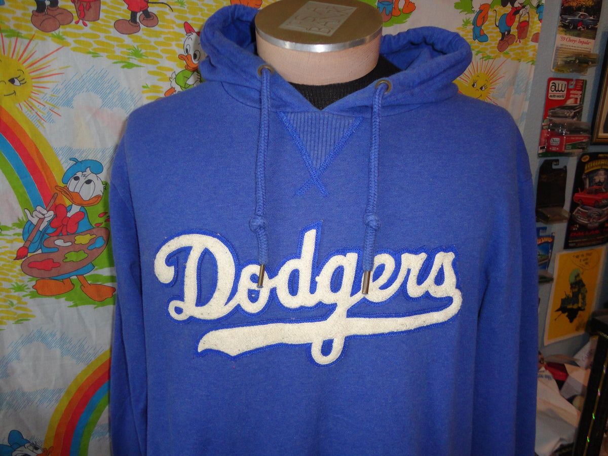 Los Angeles Dodgers Cooperstown Collection Throwback Blue Hoodie Sweatshirt Adult Size L Hoodie – Soft Feel · High-Quality Print