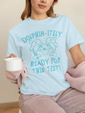 Silly Testing Day TShirt For Elementary School Teacher Who Loves Dolphins Funny Animal Lover Testing Shirt First Grade Crew Matching Tee Graphic Tee – Soft Feel · Top Pick For Any Outfit