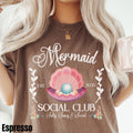 Mermaid Social Club Shirt Summer Beach Lover Shirt Clam Seashell Pearl Ocean Lover Gift Vacation Shirt Coastal Aesthetic Graphic Tee – Aesthetic Look · High-Quality Print