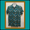 AT011 Americana 195039s style rayon atomic tiki print shirt by Atomik Tiki Graphic Tee – Fan Favorite · Perfect For Daily Wear