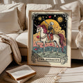 The Audacity Tarot Wall Art Skeleton Lovers Feminist Poster Maximalist Tarot Print Witchy DecorFemale Power Gothic Art Dorm Decore Wall Graphic Tee – Easygoing Wear · High-Quality Print