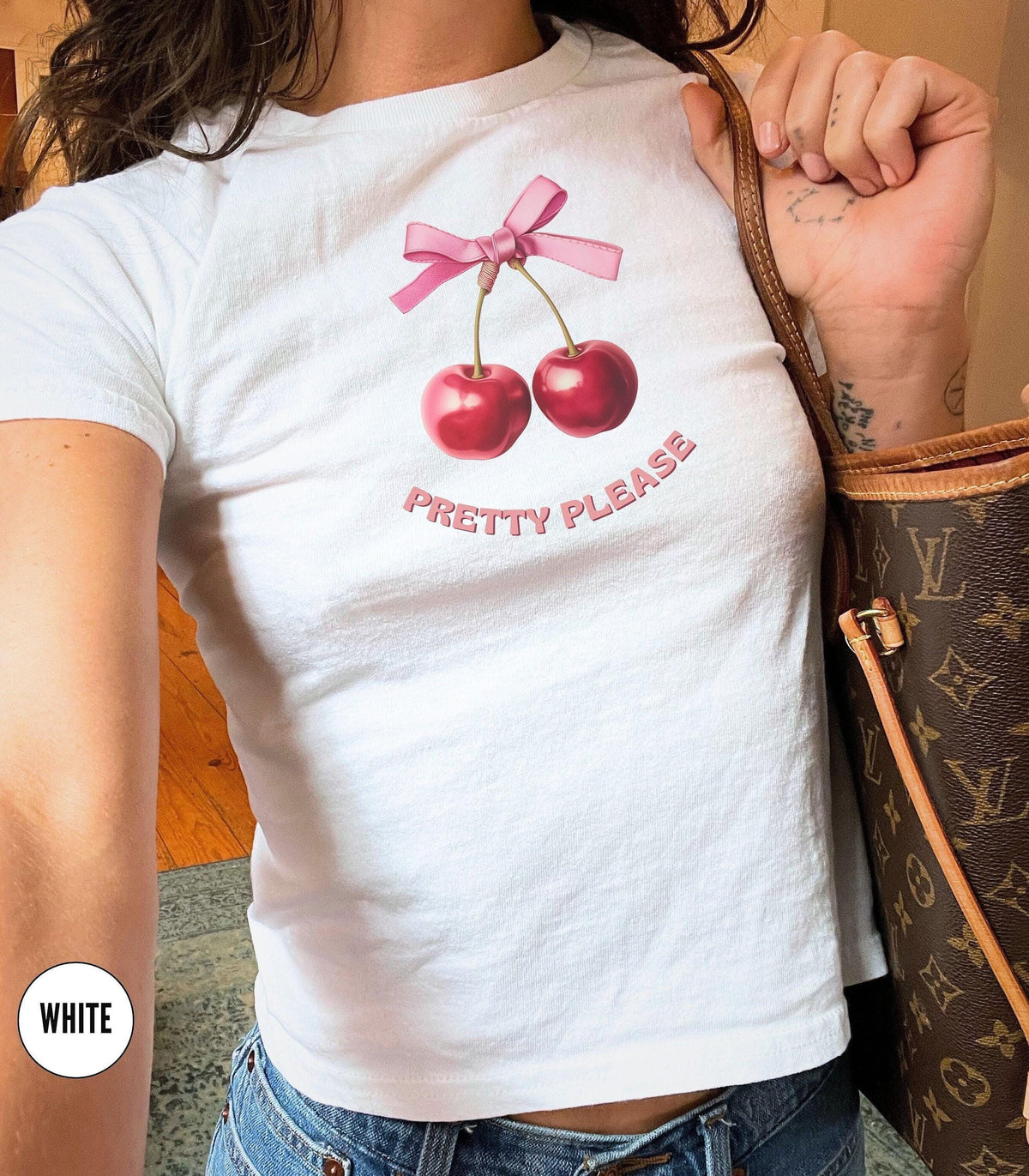 Cherry Baby Tee Graphic Y2K Baby TeeCoquette Shirt Fruit T Shirt90s ClothingRetro Cherry Preppy Stuff Top2000s Downtown Girl Aesthetic Graphic Tee – Feel-Good Design · Must-Have Style